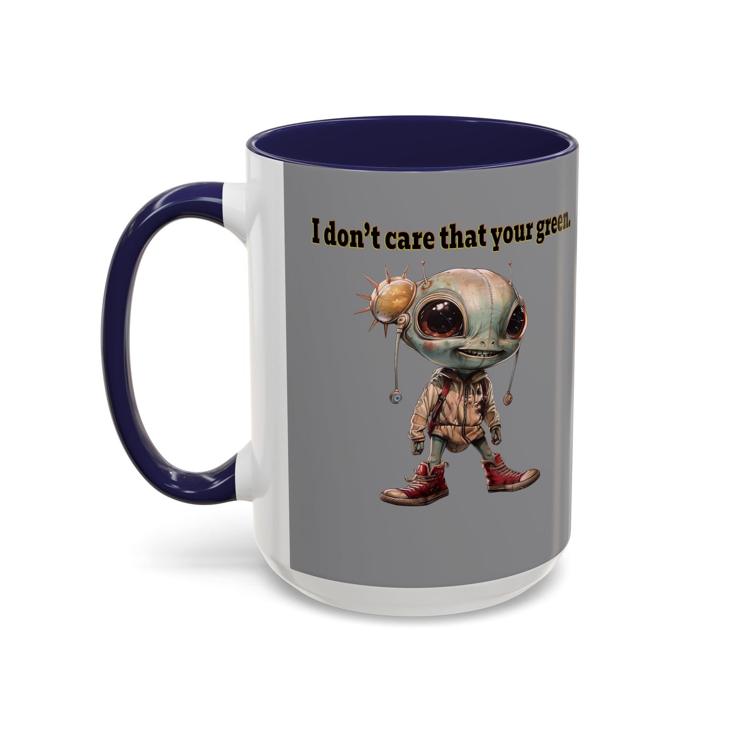 I don't care that your grey - Accent Mug (grey)