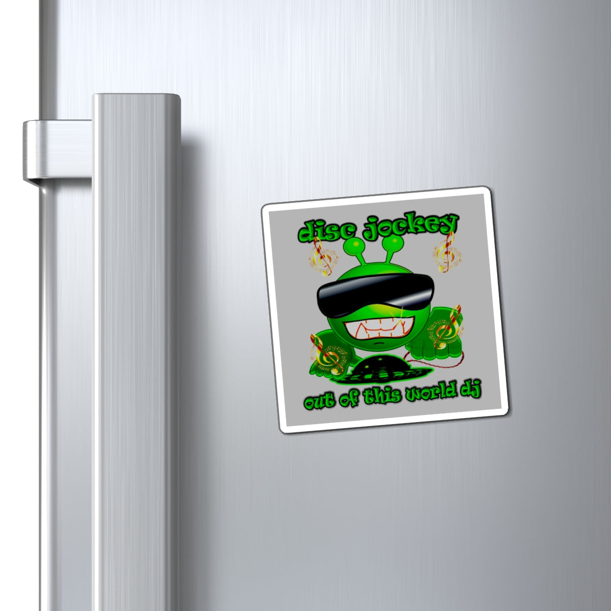 disc jockey - Magnets - (light grey)