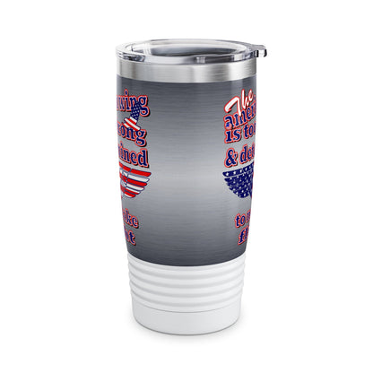 american wing - Ringneck Tumbler, 20oz (brushed nickel)