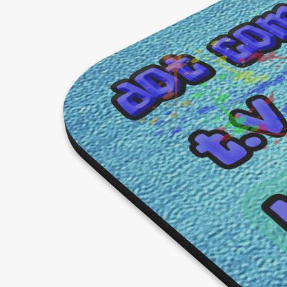 drop the beat - Mouse Pad (Rectangle) (faded blue)