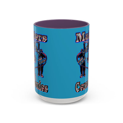 em cee squared - Accent Mug (turquoise)