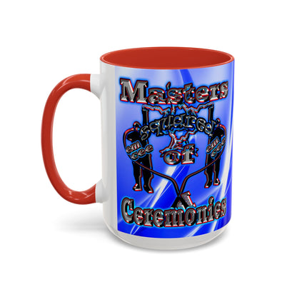 em cee squared - Accent Mug (blue-white wave)