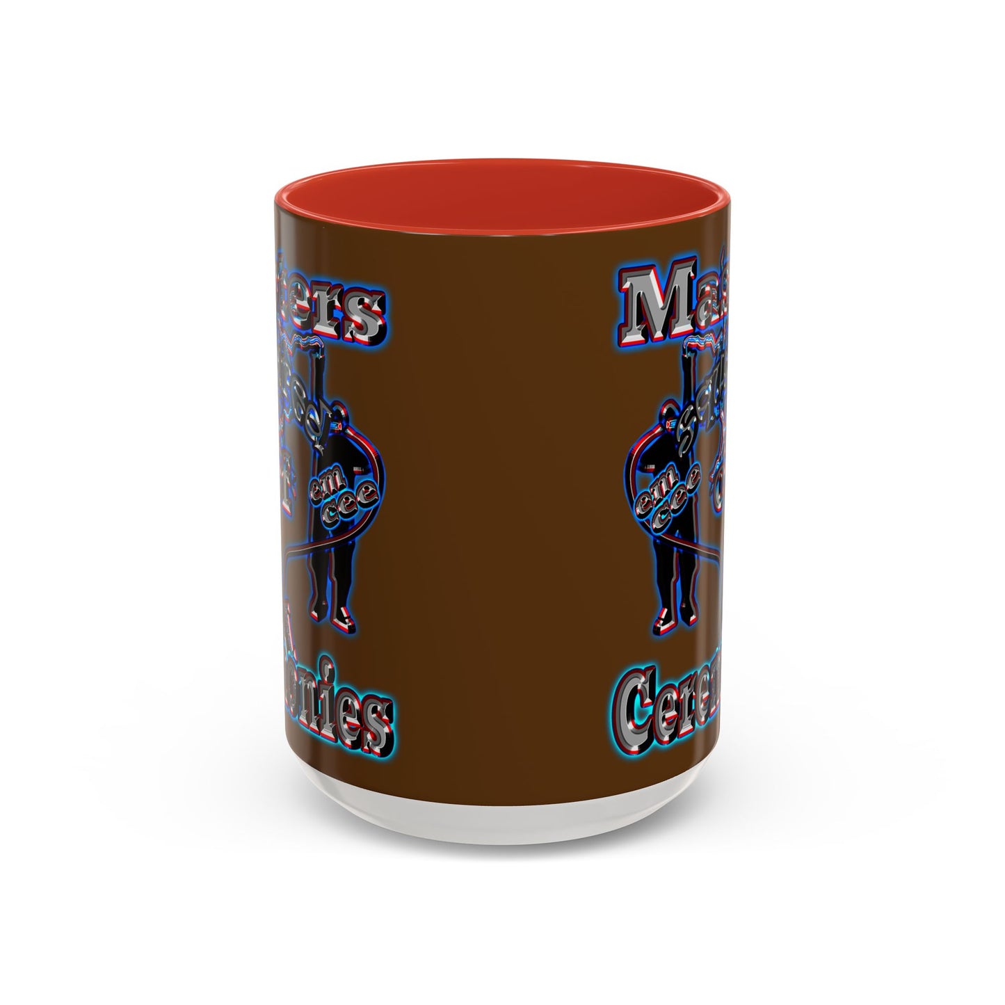 em cee squared - Accent Mug (brown)