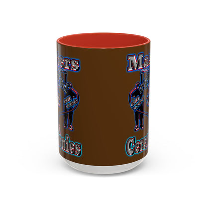 em cee squared - Accent Mug (brown)