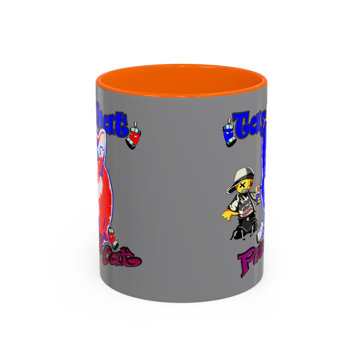 tag that - Accent Mug (grey)