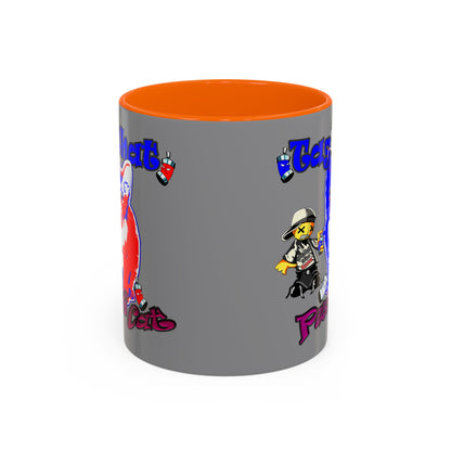 tag that - Accent Mug (grey)