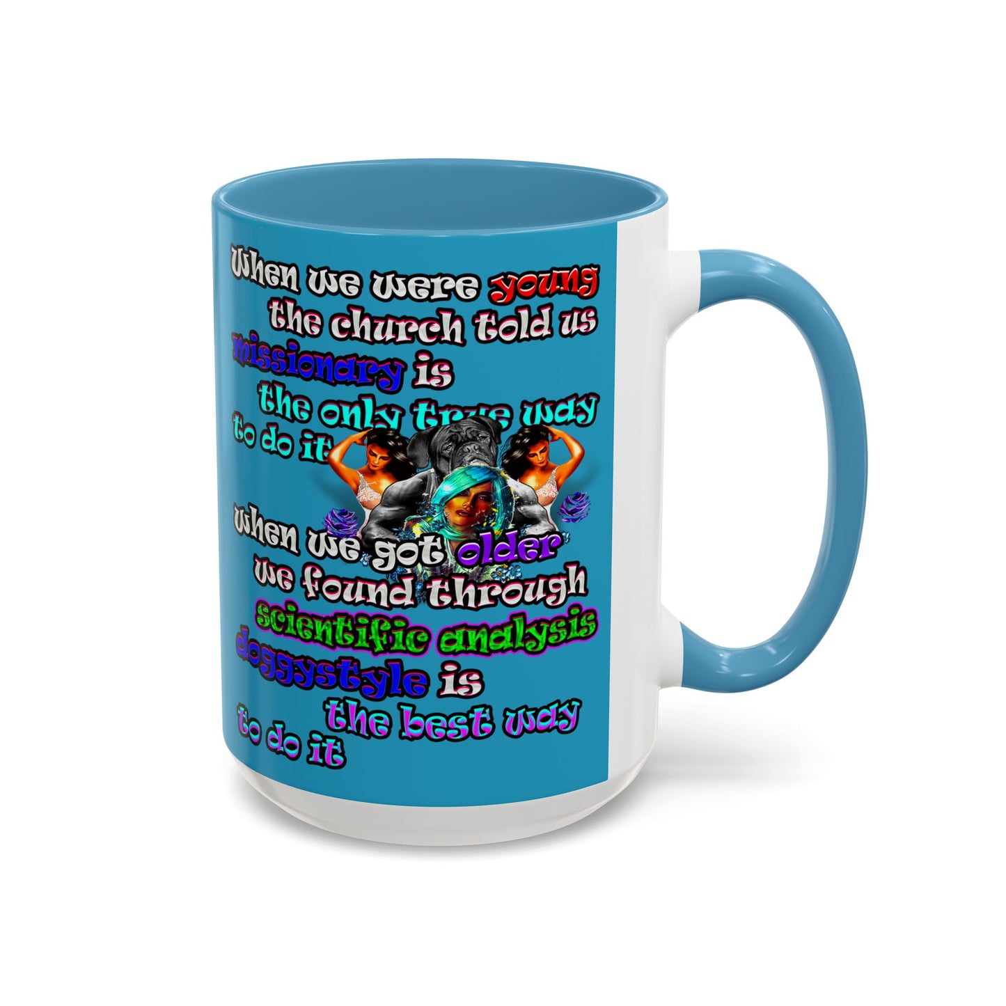 doggystyle - Accent Mug (turquoise)
