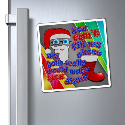 santa's shoes - Magnets - (rainbow split)