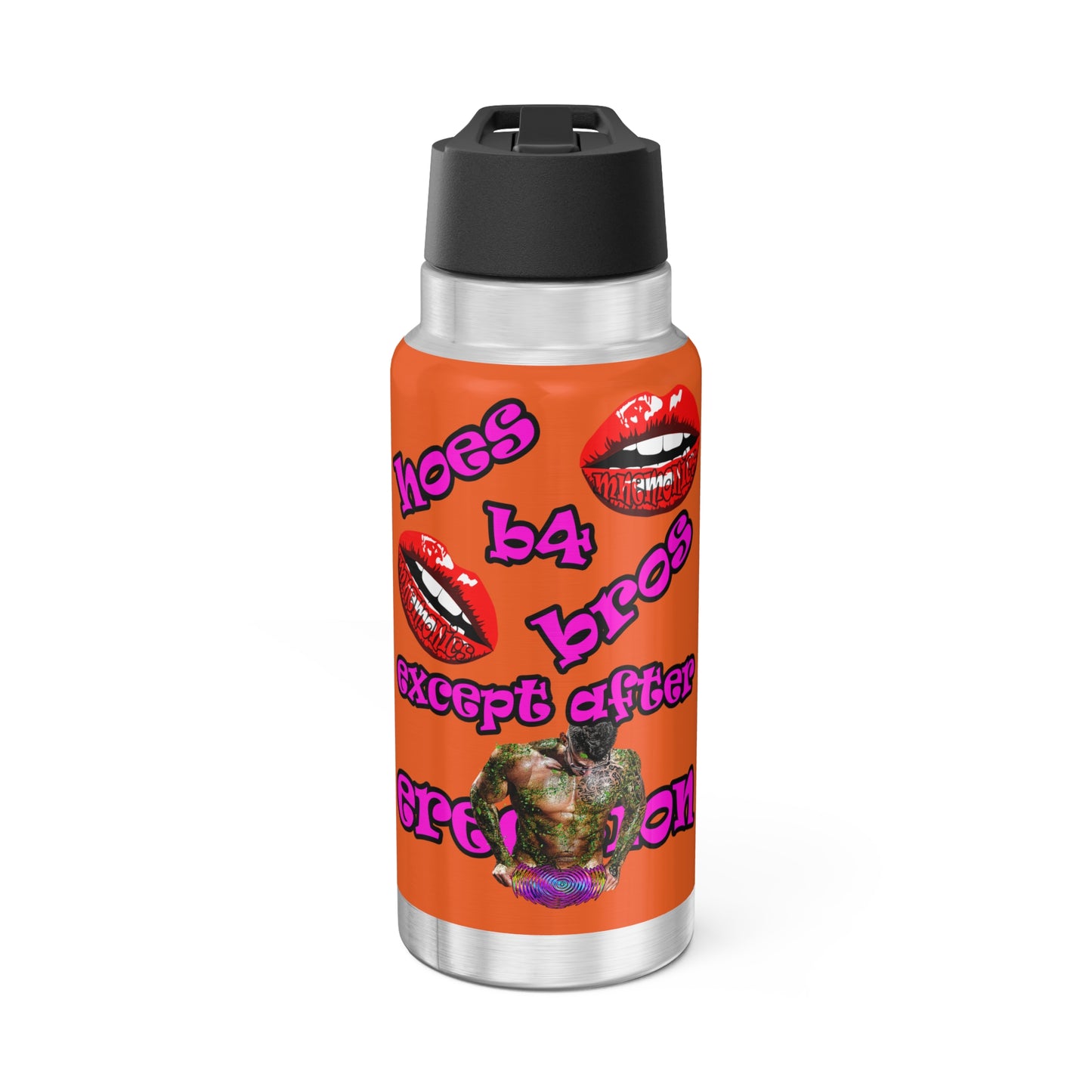 hoes b4 bros - Gator Tumbler, 32oz (orange)