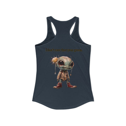 I don't care that your grey - Women's Ideal Racerback Tank