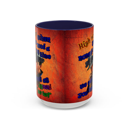 high noon - Accent Mug (burnt orange)