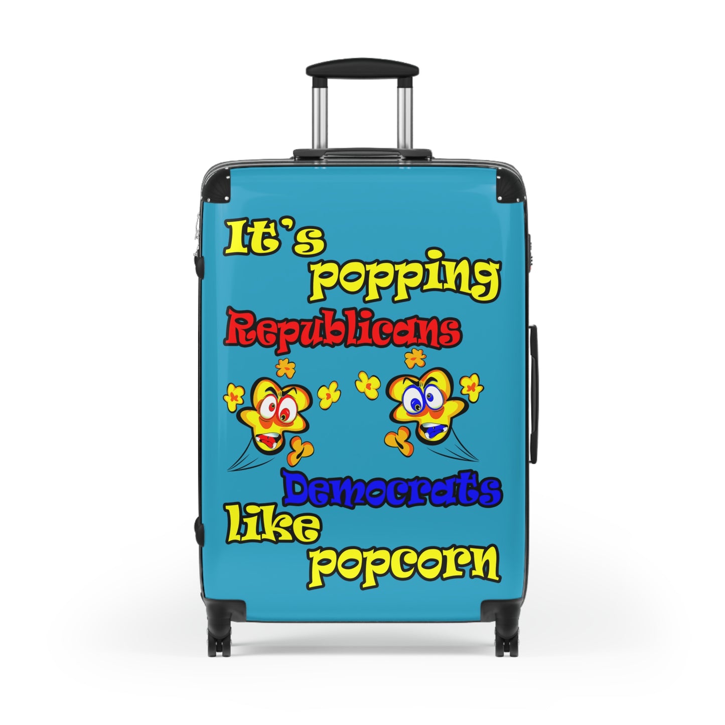 popping like popcorn - Suitcase (turquoise)
