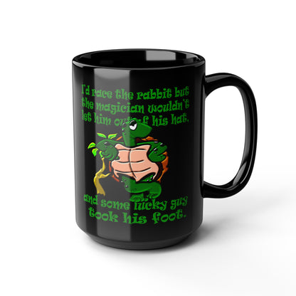 turtle race - Black Mug (black)