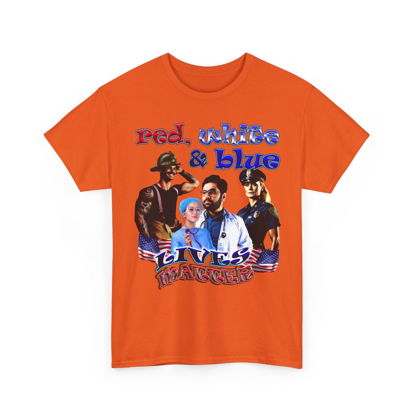rw&b lives matter - Unisex Heavy Cotton Tee