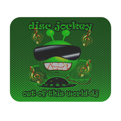 disc jockey - Mouse Pad (Rectangle) (logo green)