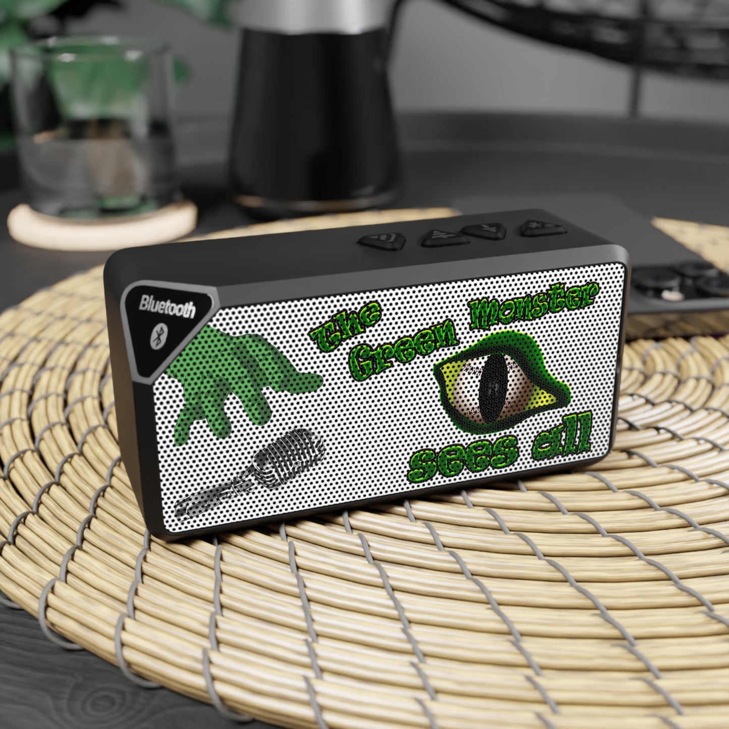 green monster - Jabba Bluetooth Speaker (white)