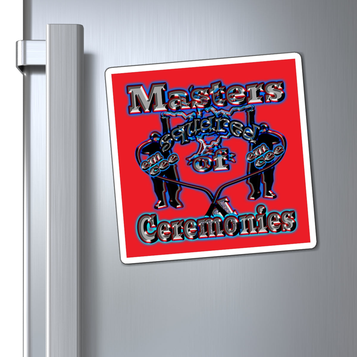 em cee squared - Magnets - (red)