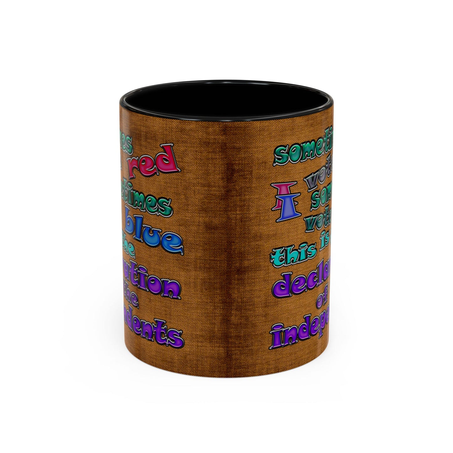 declaration of the independents - Accent Mug (brown papyrus)