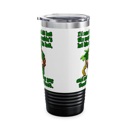 turtle race - Ringneck Tumbler, 20oz (white)
