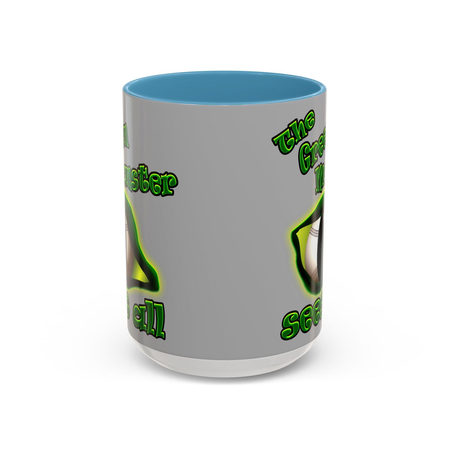 green monster - Accent Mug (light grey)