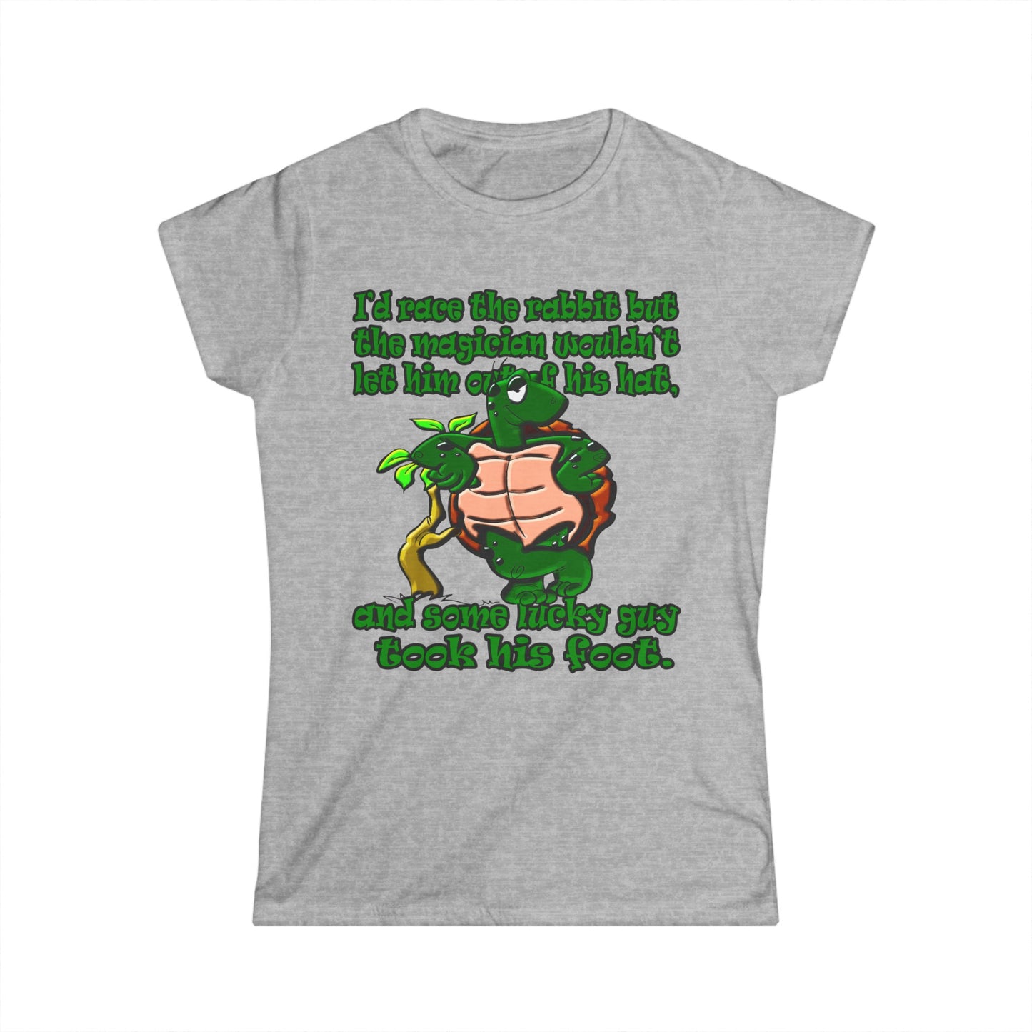 turtle race - Women's Softstyle Tee
