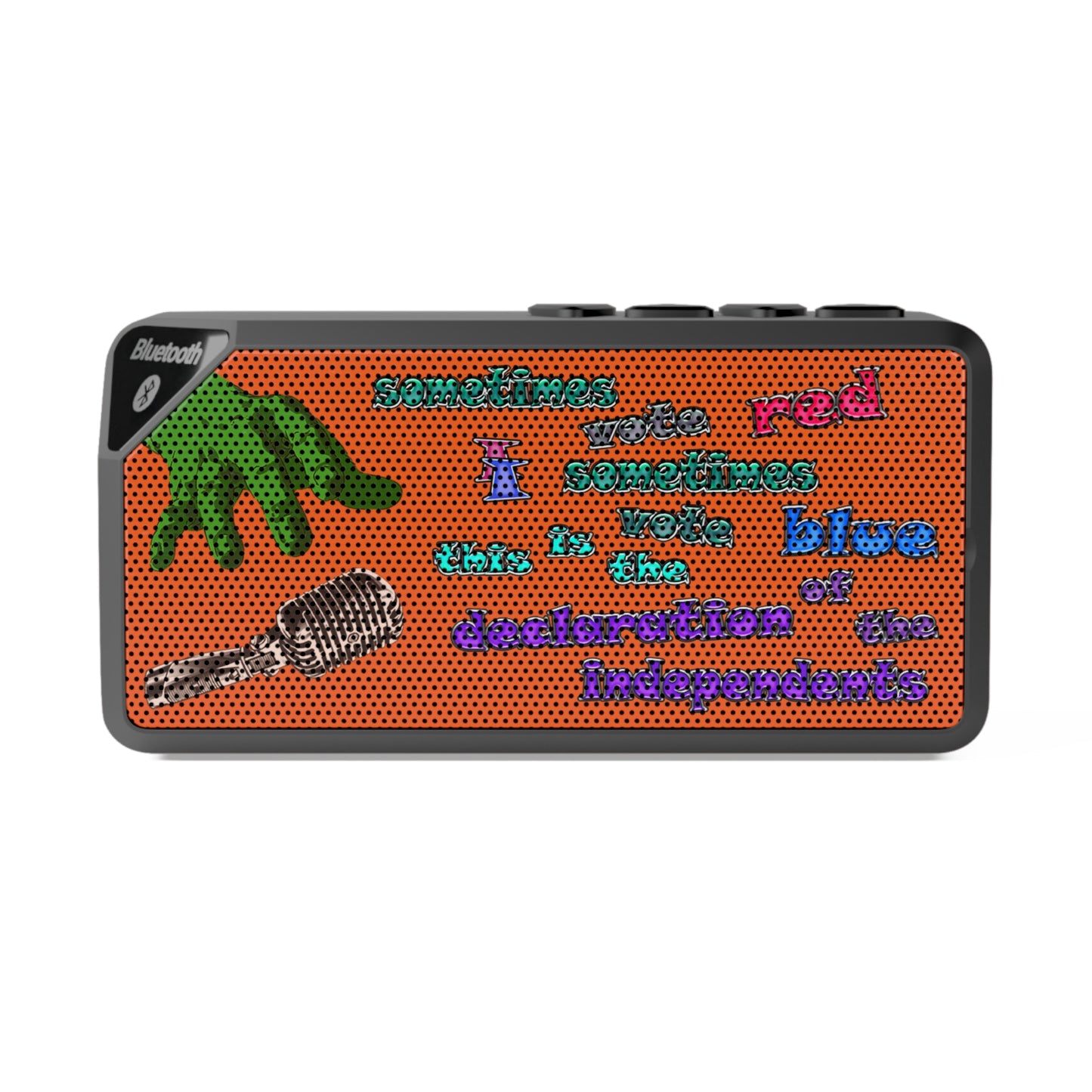 declaration of the independents - Jabba Bluetooth Speaker (orange)