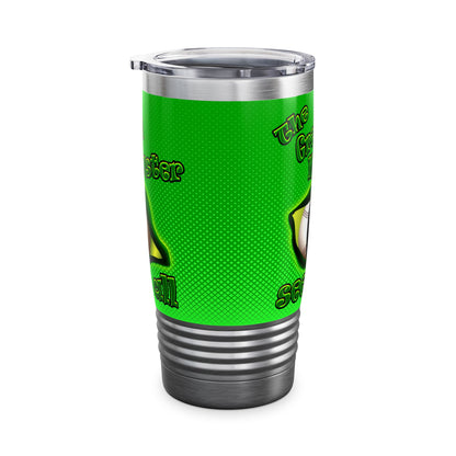 green monster - Ringneck Tumbler, 20oz (logo green)