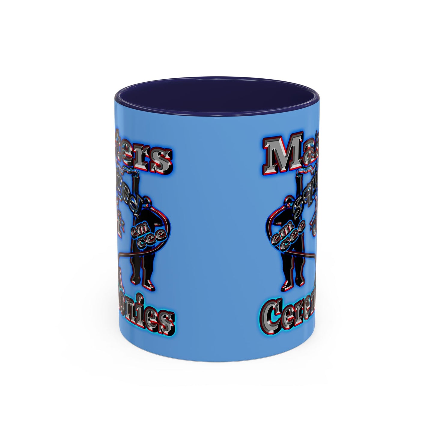 em cee squared - Accent Mug (light blue)