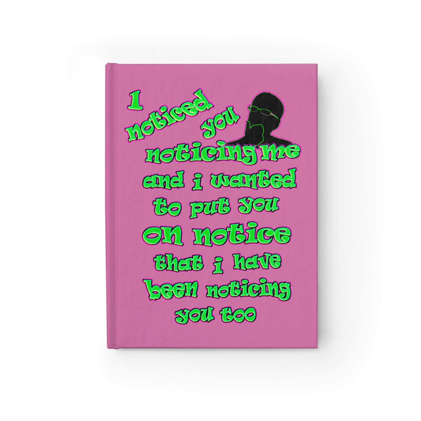 noticed you noticing - journal-blank (light pink)