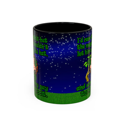 turtle race - Accent Mug ('snoops' background)