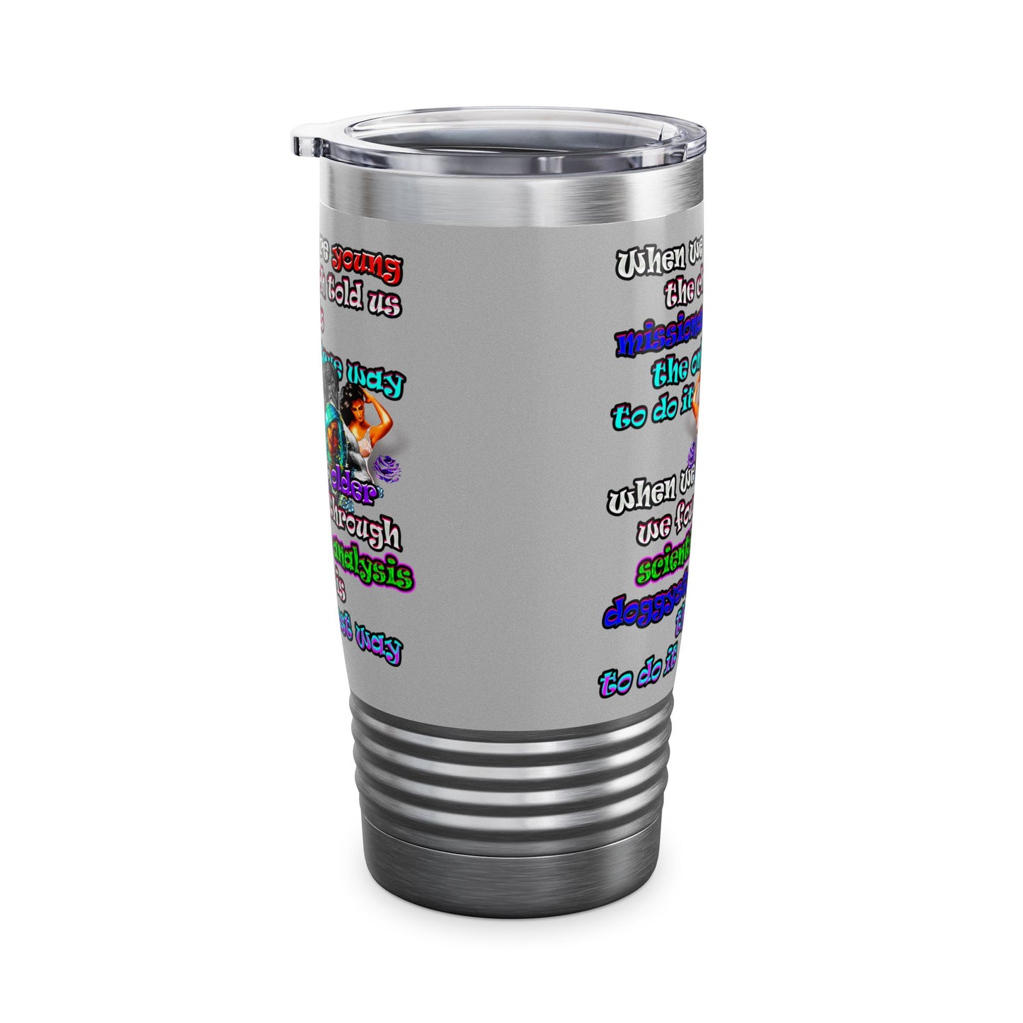 doggystyle - Ringneck Tumbler, 20oz (light grey)