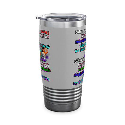 doggystyle - Ringneck Tumbler, 20oz (light grey)