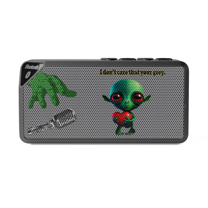 I don't care that your grey - Jabba Bluetooth Speaker (grey)