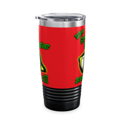 green monster - Ringneck Tumbler, 20oz (red)