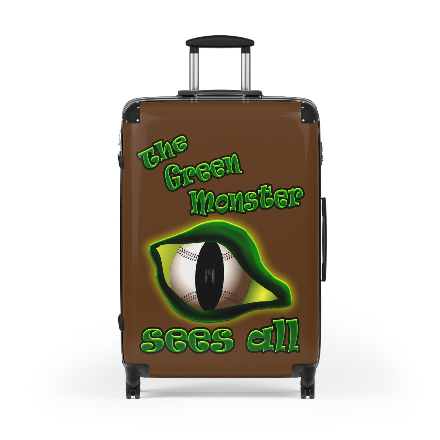 green monster - Suitcase (brown)