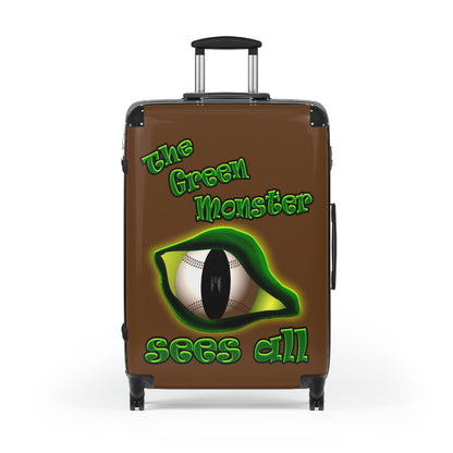 green monster - Suitcase (brown)