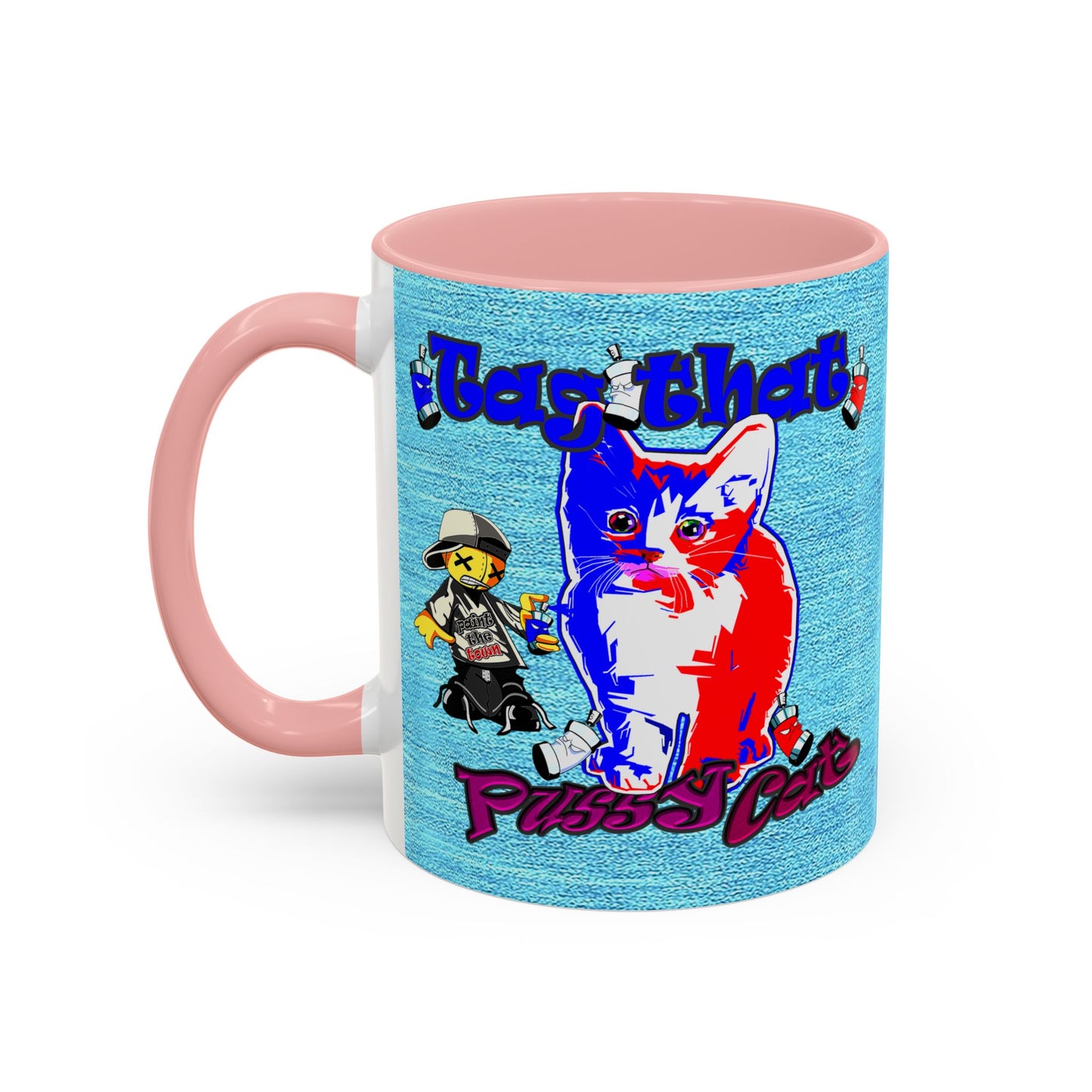 tag that - Accent Mug (faded blue)