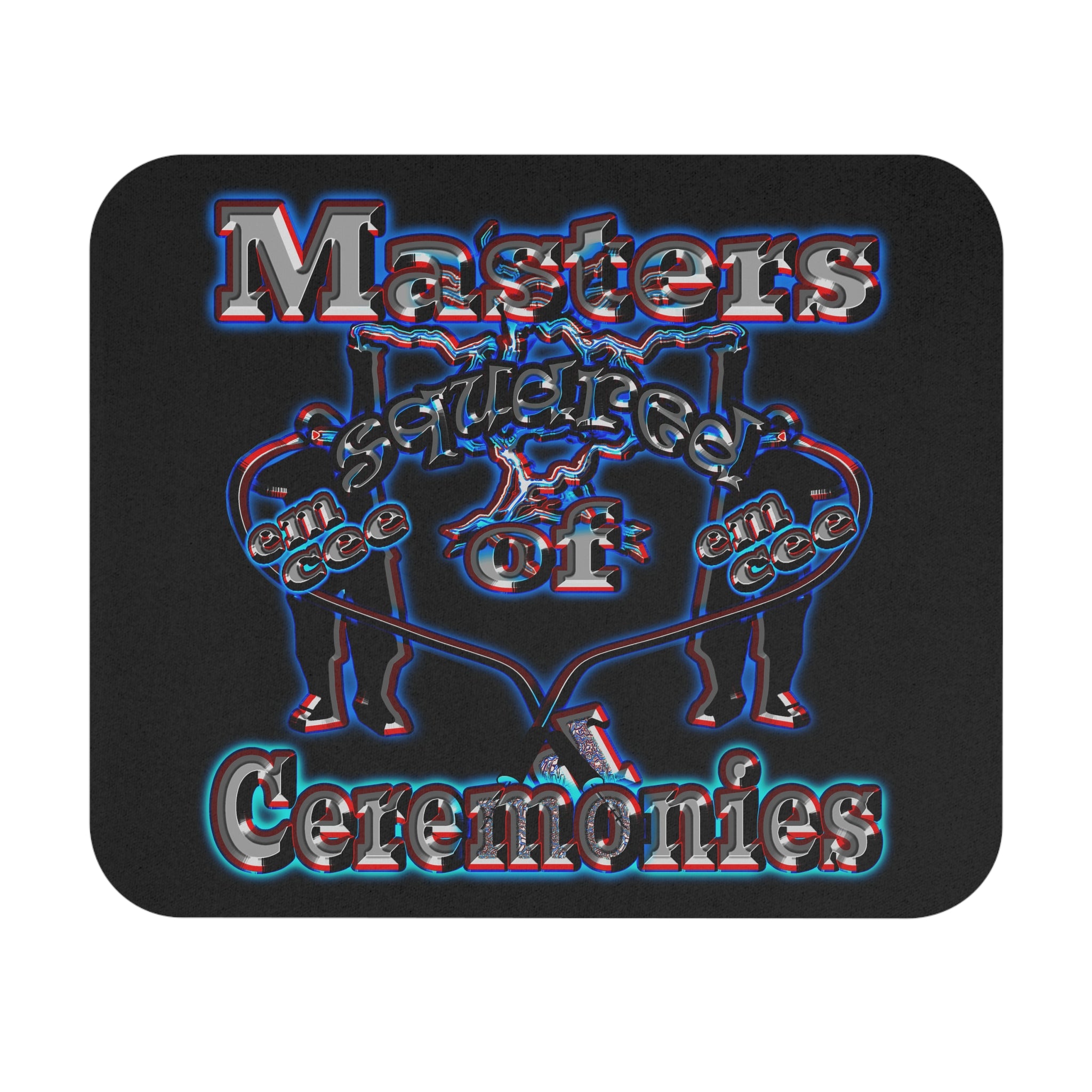 em cee squared - Mouse Pad (Rectangle) (black)