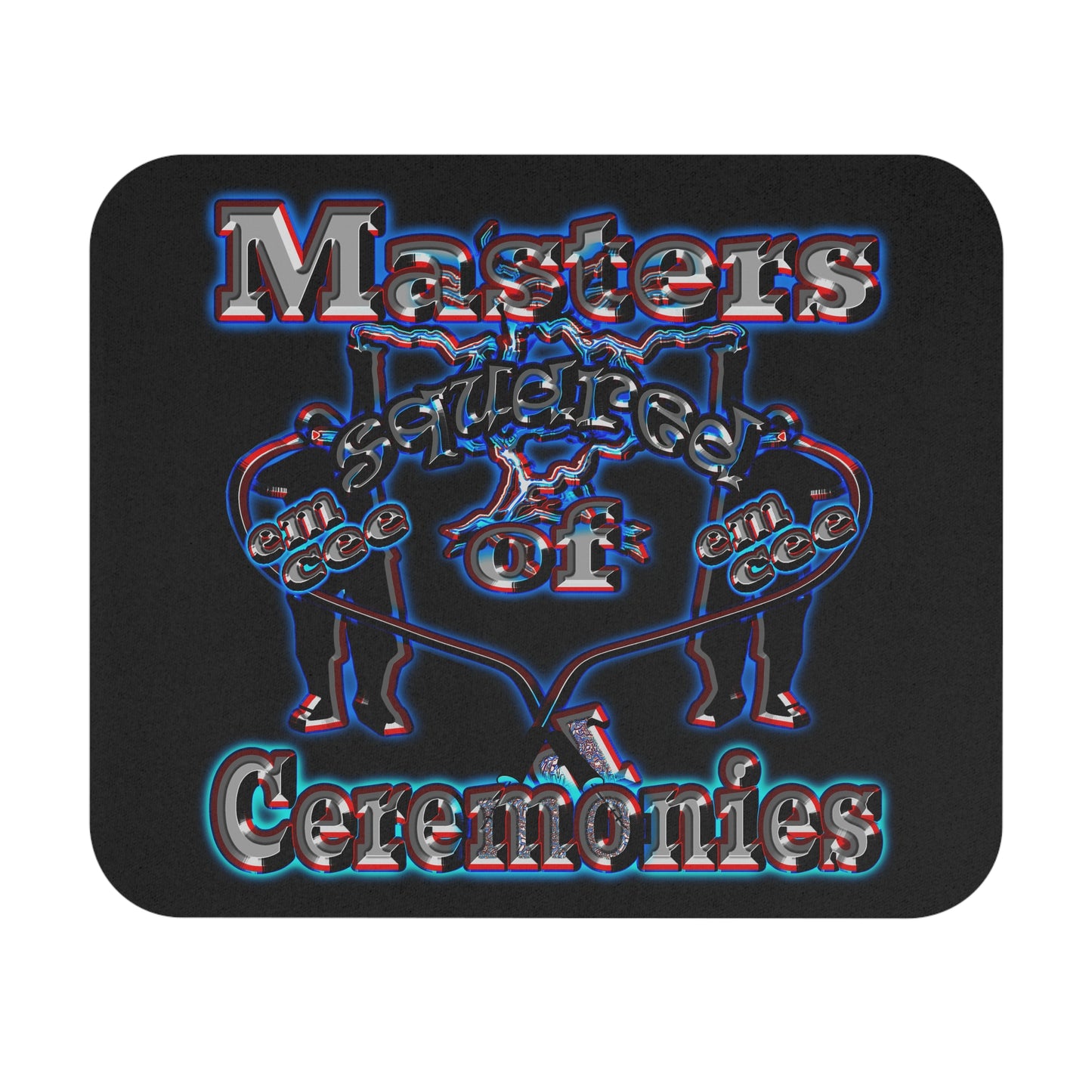 em cee squared - Mouse Pad (Rectangle) (black)