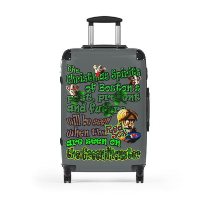 christmas spirits of boston - Suitcase (dark grey)