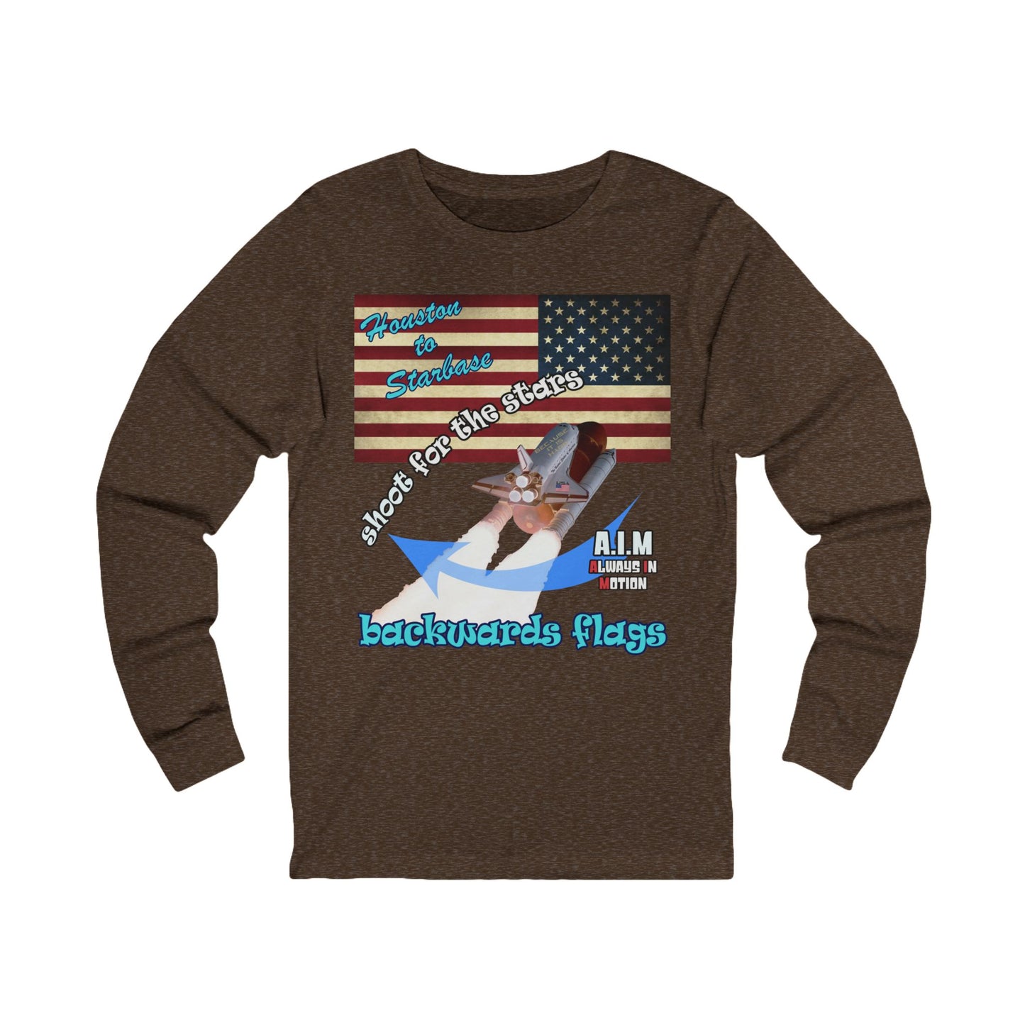 shoot for the stars - Unisex Jersey Long Sleeve Tee