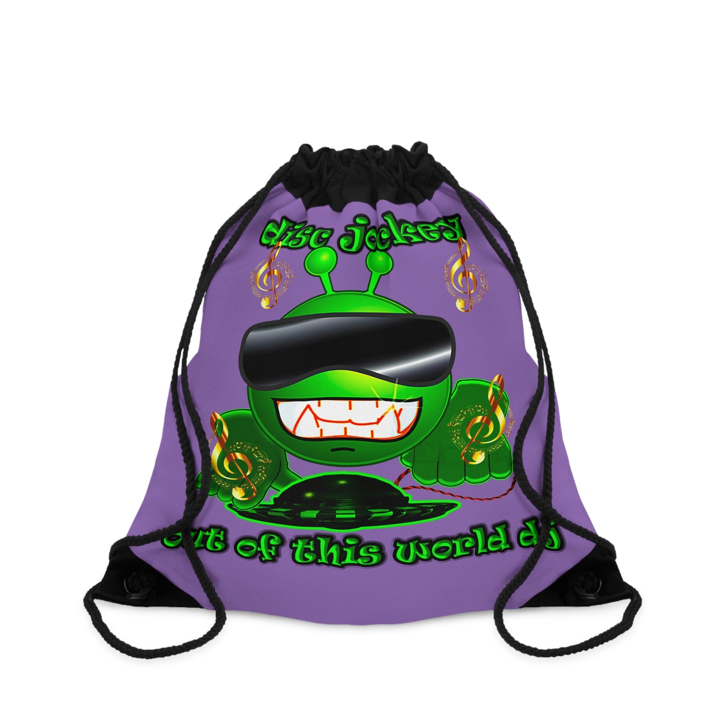 disc jockey - Drawstring Bag (light purple)
