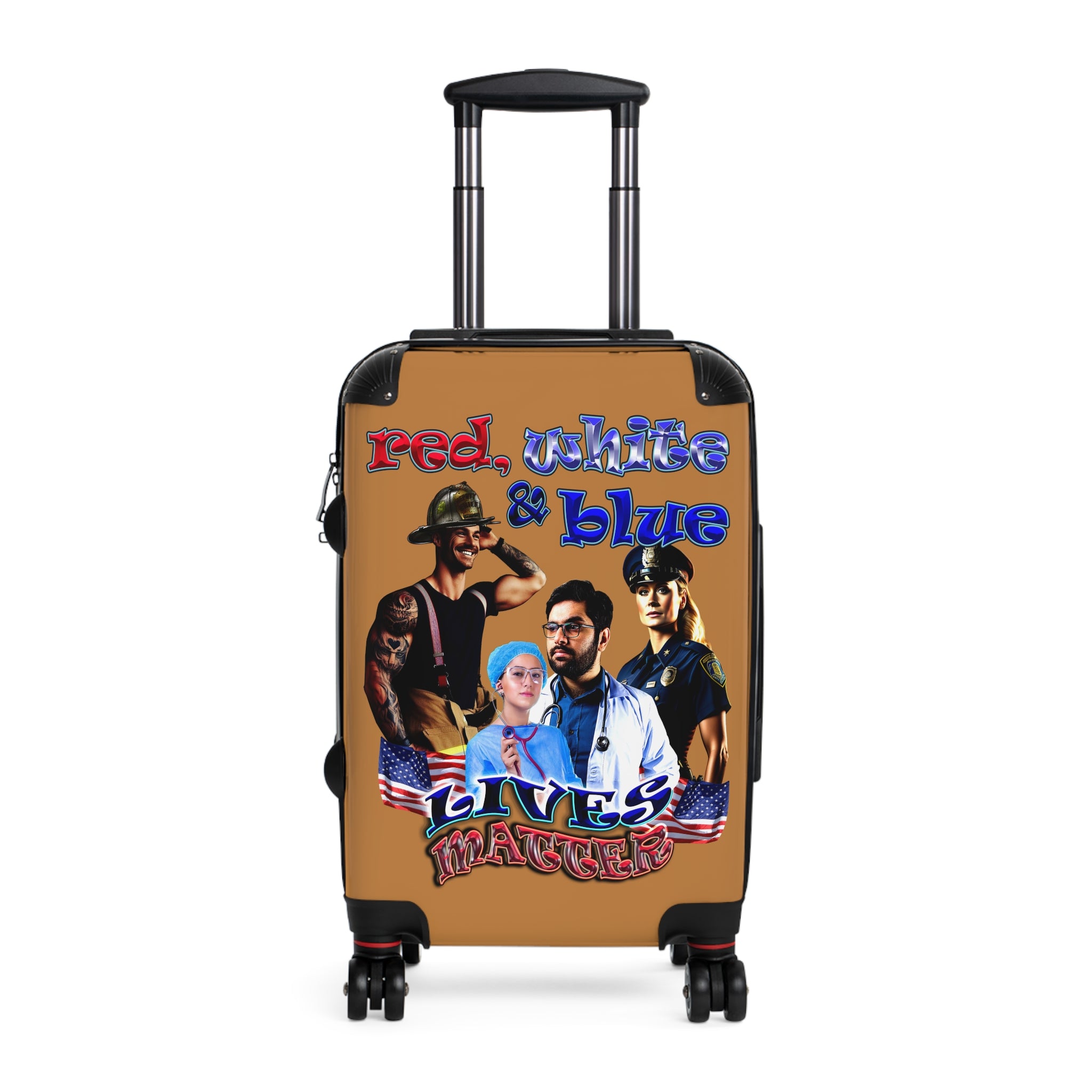 rw&b lives matter - Suitcase (light brown)