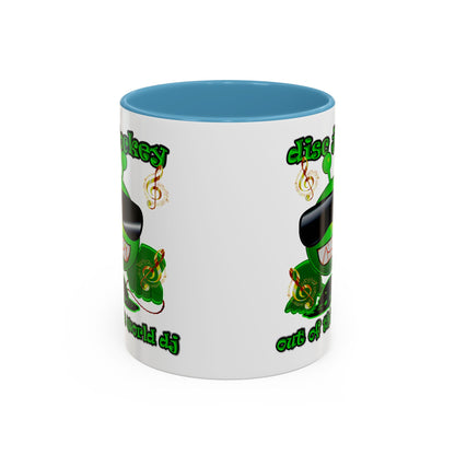 disc jockey - Accent Mug (white)