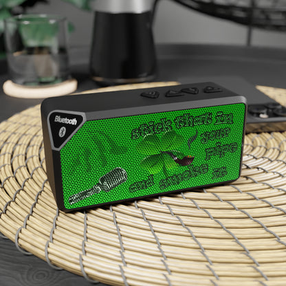 stick that in your pipe and smoke it - Jabba Bluetooth Speaker (logo green)