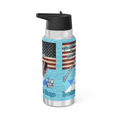 shoot for the stars - Gator Tumbler, 32oz (faded blue)