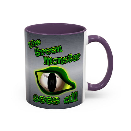 green monster - Accent Mug (brushed nickel)