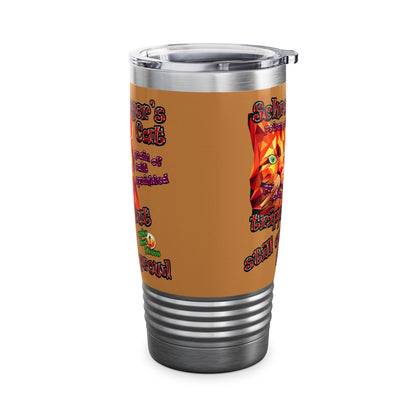 schrodinger's cat - Ringneck Tumbler, 20oz (light brown)