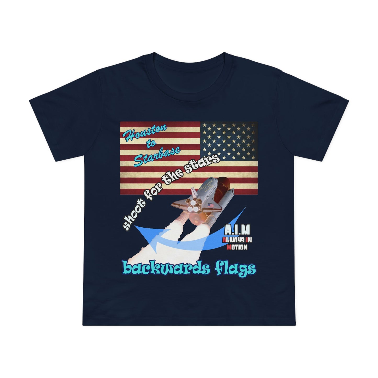 shoot for the stars - Women’s Maple Tee