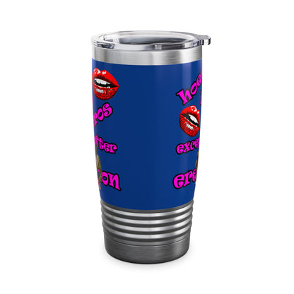 hoes b4 bros - Ringneck Tumbler, 20oz (dark blue)